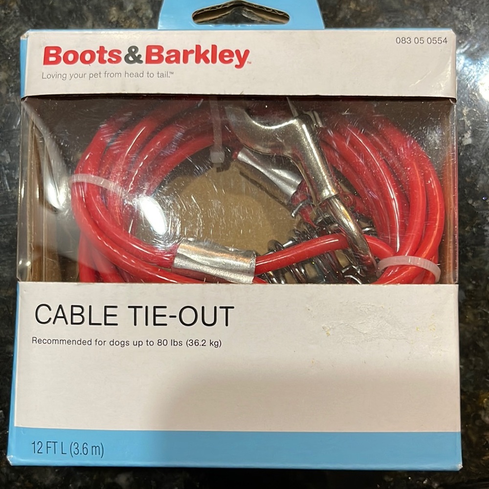 Boots & Barkley cable tie out